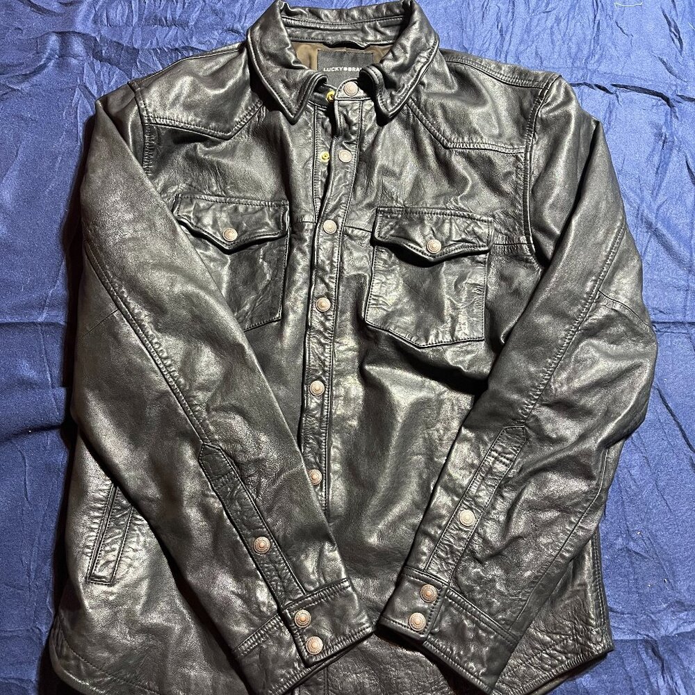 Lucky Brand Leather Jacket NWT Size Small